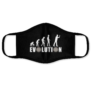 Discover Evolution of Humanity and Dartboards Face Masks