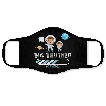 Discover Big brother space astronaut Face Masks
