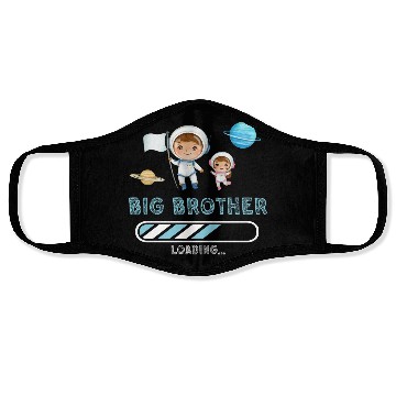 Discover Big brother space astronaut Face Masks