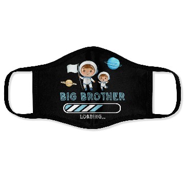 Discover Big brother space astronaut Face Masks