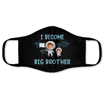Discover Big brother space astronaut Face Masks