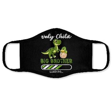 Discover Big brother dinosaur Face Masks