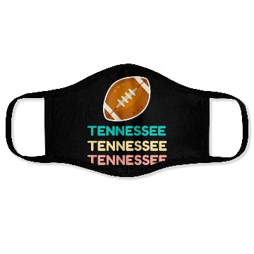 Discover Tennessee Game Day , Retro Tennessee Face Masks.