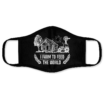 Discover Farmer Farmer Tractor Tractor Farm Face Masks