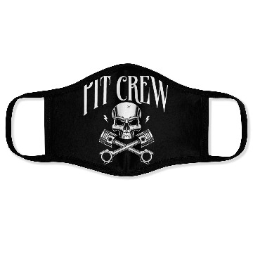 Discover Drag Racing Race Car Pit Crew Face Masks