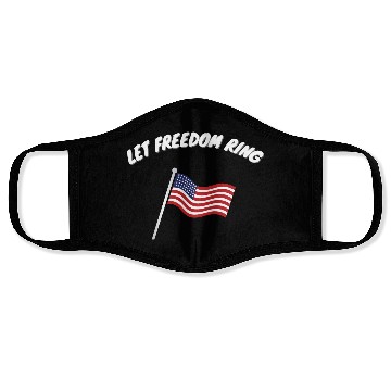 Discover Let Freedom Ring Martin Luther King Day Human Righ Face Masks