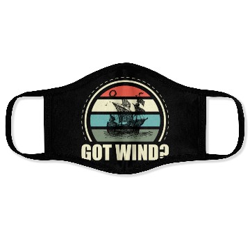 Discover Got Wind Ocean Boating Nautical Sailing Sailor Face Masks