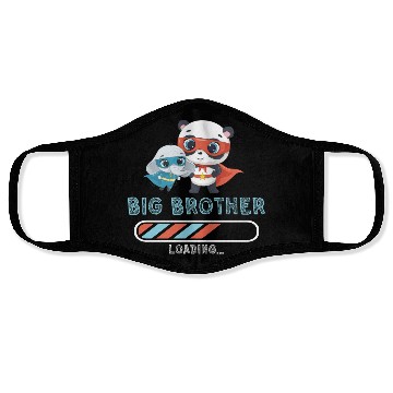 Discover Big brother super hero panda elephant Face Masks