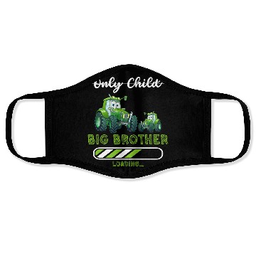 Discover Big brother farmer tractor Face Masks