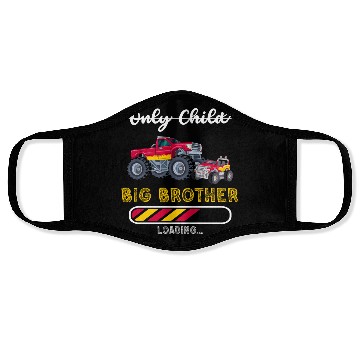 Discover Big brother car monstertruck Face Masks