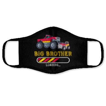 Discover Big brother car monstertruck Face Masks