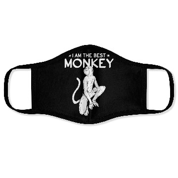 Discover Orangutan Monkey Chimpanzee Monkey - I Am The Best Face Masks