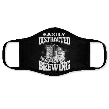 Discover Distilling Whiskey Water Alcohol Distiller Brewery Face Masks