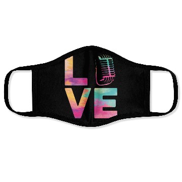Discover Karaoke Singer Microphone Vocalist Face Masks