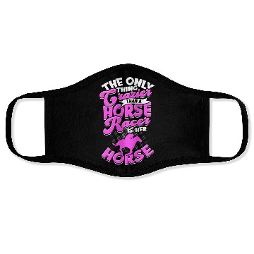 Discover Horse Racing Equestrian Horseback Horse Racer Face Masks
