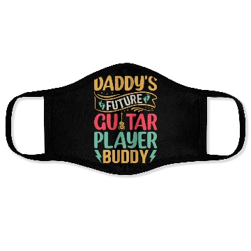 Discover Daddy's Future Guitar Player Buddy - Newborn Guita Face Masks