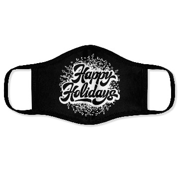 Discover Happy Holidays Face Masks