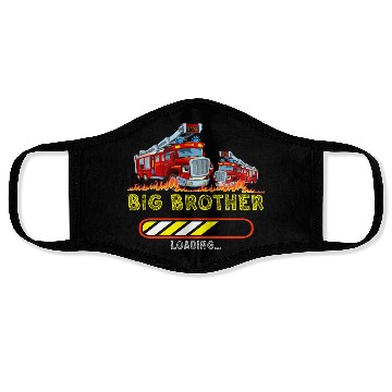 Discover Big brother fire truck fireman 2023 Face Masks