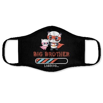 Discover Big brother super hero panda cat 2023 Face Masks