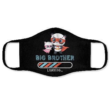 Discover Big brother super hero panda cat 2023 Face Masks