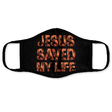 Discover Jesus Saved My Life Face Masks