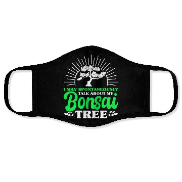 Discover Bonsai Tree Owner Gift Bonsai Tree Gardening Face Masks