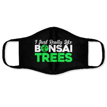 Discover Bonsai Tree Owner Gift Bonsai Tree Gardening Face Masks