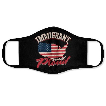 Discover US Immigrant Indigenous USA Immigrants america Face Masks