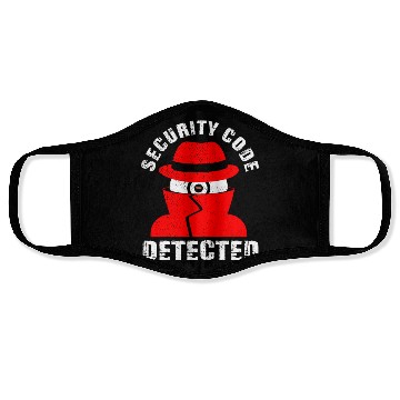 Discover Network And Computer Security Hard Disc Detective Face Masks
