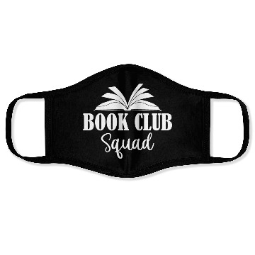 Discover Book Club Squad Face Masks