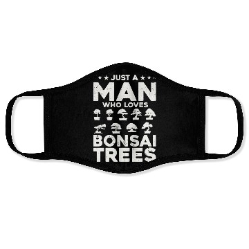 Discover Bonsai Tree Owner Gift Bonsai Tree Gardening Face Masks
