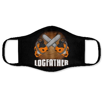 Discover chainsaw Logfather Lumberjack Face Masks
