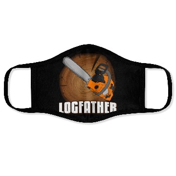 Discover chainsaw Logfather Lumberjack Face Masks