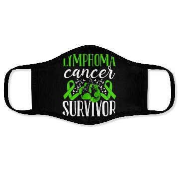 Discover Lymphoma Cancer Awareness Ribbon Gloves Survivor Face Masks