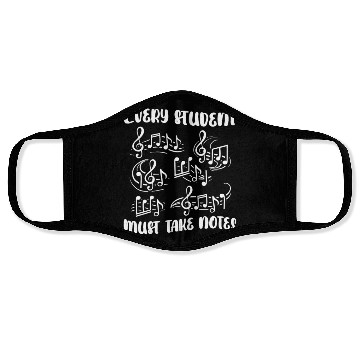 Discover Music Teacher music nout Face Masks