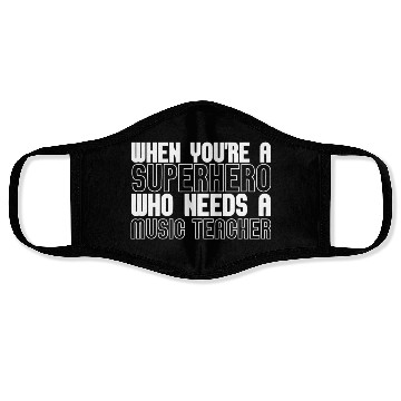 Discover Music Teacher Face Masks