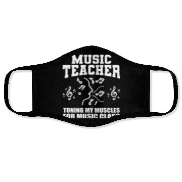 Discover Music Teacher music nout Face Masks