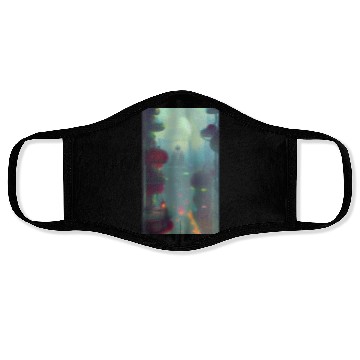 Discover Neon Nights, Futuristic Lights Face Masks