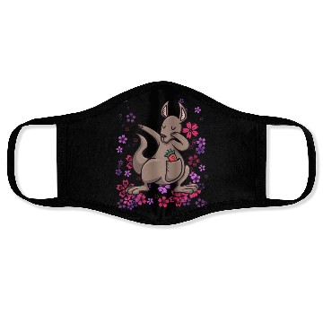 Discover Kangaroo Australia bonded animal girls Face Masks