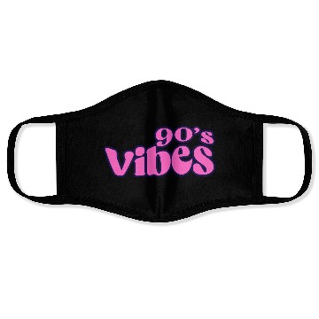 Discover 90s vibes ,classic, retro,vintage Face Masks
