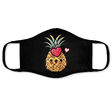 Discover Cute Pineapple, Happy Pineapple Drawing, Face Masks