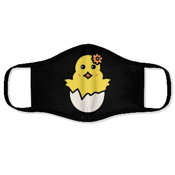 Discover Cute baby bird born Face Masks