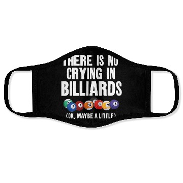 Discover Billiards Pool Player Ball There Face Masks