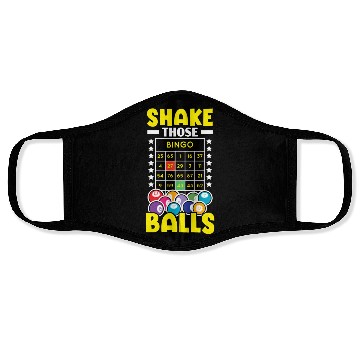 Discover Shake Those Bingo Balls Bingo Game Bingo Player Face Masks