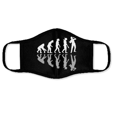 Discover Human Evolution Singer Singing Music Lover Face Masks