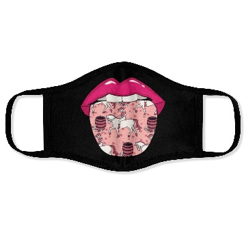 Discover Horse Barrel Racing Tongue Face Masks