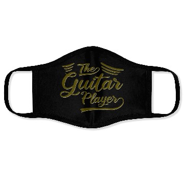 Discover the guitar player Face Masks