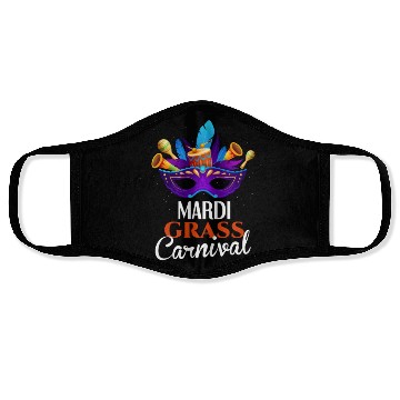 Discover Mardi grass Carnival Face Masks