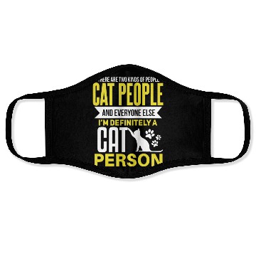 Discover Funny Cats Pet Saying Design Face Masks