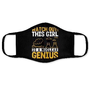 Discover Nuclear Engineer, nuclear, science Face Masks